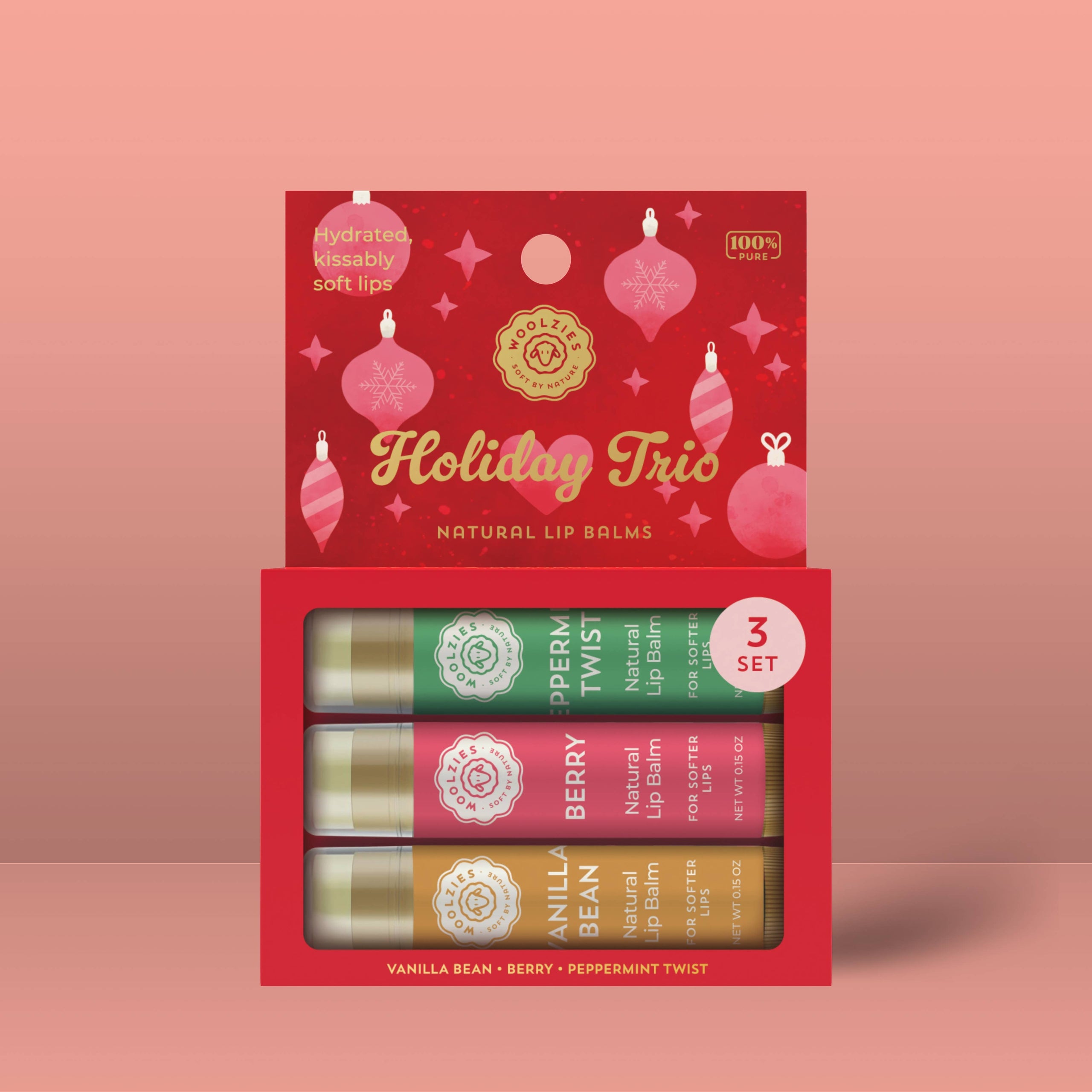 Holiday Trio Lip Balm Set Threads & Legs